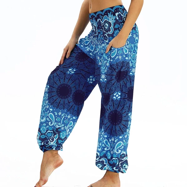 Blue Paisley - Harem Pants