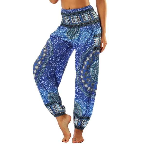 Blue and White - Harem Pants